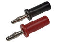 Banana plug; 4mm; 25.420.2; black; 41,5mm; solder; 24A; 60V; nickel plated brass; ABS; Amass; RoHS