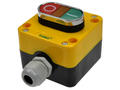 Przełącznik; przyciskowy; SDL16-JBPC1CW; ON-(OFF)+OFF-(ON); czerwony+zielony; podświetlenie neonówka 230V; pomarańczowy; śrubowe; 2 pozycje; 5A; 250V AC; 22mm; Yumo