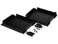 Enclosure; DIN rail mounting; KH35B; ABS; 22,5mm; 80mm; 98mm; black; RoHS; no gasket; stainless steel screws Enclosure; DIN rail mounting; KH35B; ABS; 22,5mm; 80mm; 98mm; black; RoHS; no gasket; stainless steel screws