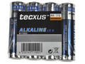 Battery; alkaline; LR06 AA; 1,5V; shrink-pack; fi 14,5x50,5mm; TECXUS; R6 AA
