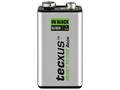 Rechargeable battery; Ni-Mh; RTU-6F22 9V; 8,4V; 200mAh; 16,5x25,5x48,5mm; TECXUS; 9V 6F22 6LR61