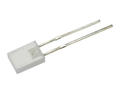 Dioda LED; DL2533; 2x5mm; niebieski; 90mcd; 160°; dyfuzyjna; biała; prostokątna; 3,3V; 20mA; 470nm; przewlekany (THT)