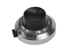 turns counter; dial 6007; 6,35mm; black; gray; fi 46/25mm; 25mm; aluminium; ABS; with range/scale; 15; Omter