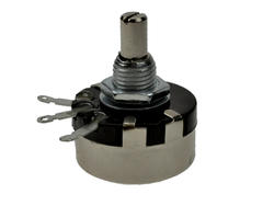 Potencjometr; osiowy; jednoobrotowy; mono; WX110-1W B10K; 10kohm; liniowa; 20%; 1W; oś fi 6,00mm; 15mm; metal; gładka; 270°; węglowy; lutowany