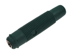 Banana socket; 4mm; KUN30 931804104; cable mounted; green; solder; 48mm; 16A; 60V; brass; PVC; Hirschmann; RoHS
