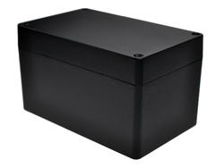 Enclosure; multipurpose; HM1550Z117BK; aluminum; 160,4mm; 100,4mm; 81,2mm; IP66; black; Hammond; RoHS