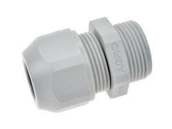 Cable gland; A1555.16.14; polyamide; IP68; light gray; PG16; 8,5÷14mm; 22,5mm; with PG type thread; Agro; RoHS