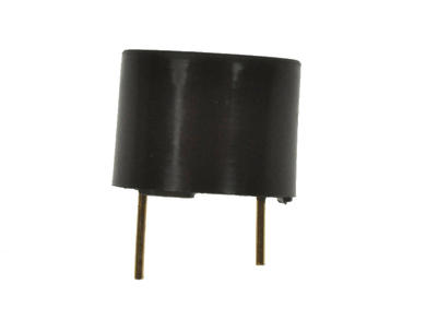 Buzzer elektromagnetyczny; HCM1205/A2; 85 dB; 5V; 30mA; fi 12mm; 3,1kHz; przewlekany (THT); 7,6; z generatorem; piny; 9,5mm