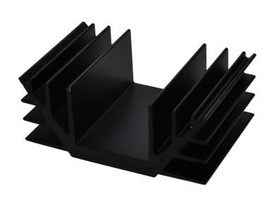 Heatsink; A4240/5; blackened; 50mm; U; 2,8K/W; 74mm; 30mm; Kety