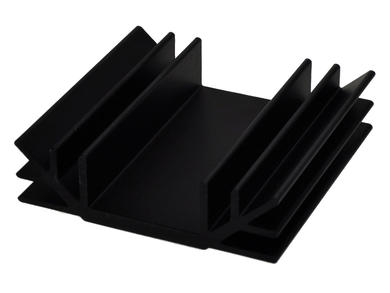 Heatsink; A4463/7; blackened; 70mm; U; 3,1K/W; 70mm; 19mm; Kety