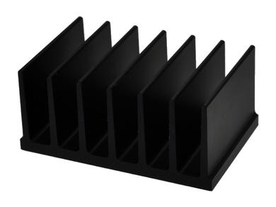 Heatsink; A5723/5; blackened; 50mm; ribbed; 2,3K/W; 78mm; 35mm; Kety; RoHS