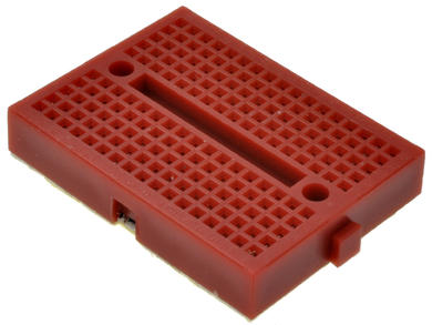 Circuit board; prototype; solderless; PSP170R; 170; 35x47; 2,54mm; 1pcs.; red