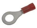 Cord end terminal; M6; ring; insulated; KOIM6R; red; straight; for cable; 0,5÷1,5mm2; tinned; crimped
