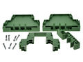Enclosure; DIN rail mounting; DEG-02P; polyamide; 79mm; 20mm; 69,1mm; green; Dinkle; -40...+105°C; RoHS; no gasket