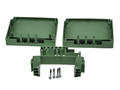 Enclosure; DIN rail mounting; DEGM-03P; polyamide; 78,9mm; 25mm; 84,6mm; green; Dinkle; -40...+105°C; RoHS; no gasket