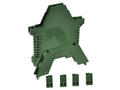 Enclosure; DIN rail mounting; DMEN-S2PGG; polyamide; 99mm; 12,5mm; 111,5mm; green; Dinkle; -40...+105°C; RoHS; no gasket