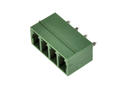 Terminal block; EDV-3.81-04P; 4 ways; R=3,81mm; 9,3mm; 8A; 300V; through hole; straight; closed; green; KLS; RoHS; STL1550