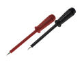 Test probe; PRUEF2 / 973368101; red; 2mm; pluggable (4mm banana socket); 60V; 97,5mm; nickel plated steel; PP; Hirschmann; RoHS
