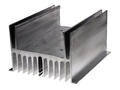 Radiator; SSR P4357/15; do SSR 1-fazowych; do SSR 3-fazowych; z otworami; naturalny; 0,8K/W; 150mm; 124mm; 80mm; Firma Piekarz