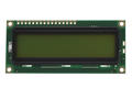 Wyświetlacz; LCD; alfanumeryczny; WH1602B2-YYH-CT; 16x2; czarny; Kolor tła: zielony; podświetlenie LED; 66mm; 16mm; Winstar; RoHS