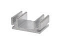 Heatsink; P22139/1,8; plain; 18mm; U; 30mm; 12mm; Firma Piekarz