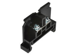 Connector; DIN rail mounted; DKB10; black; screw; 0,34÷2,5mm2; 15A; 600V; 1 way; Dinkle; RoHS