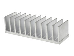 Heatsink; A5724/4; plain; 40mm; ribbed; 2,3K/W; 124mm; 35mm; Kety