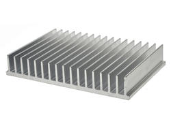 Heatsink; P52317/10; plain; 100mm; ribbed; 1,4K/W; 150mm; 25mm; Firma Piekarz