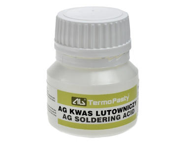 Kwas lutowniczy; do lutowania; AGT-117; 35ml; płyn; butelka; AG Termopasty