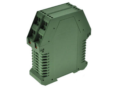 Enclosure; DIN rail mounting; DMEN-S6PGG; polyamide; 99mm; 35mm; 111,5mm; green; Dinkle; -40...+105°C; RoHS; no gasket