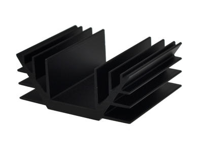 Heatsink; A4240/6; blackened; 60mm; U; 74mm; 30mm; Kety