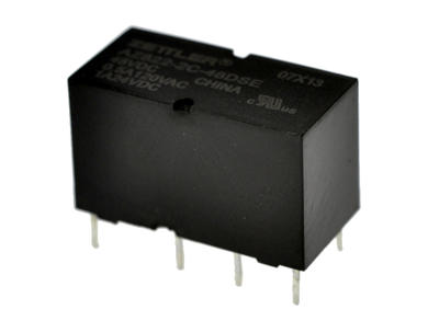 Przekaźnik; elektromagnetyczny miniaturowy; AZ822-2C-48DSE; 48V; DC; 2 styki przełączne; 0,5A; 120V AC; 1A; 24V DC; do druku (PCB); Zettler; RoHS