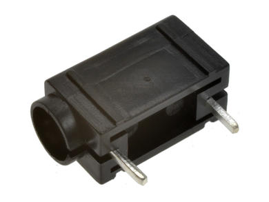 Banana socket; 4mm; 24.243.2; through hole mounted; black; angled; 24mm; 24A; 60V; silver plated brass; PA; Amass; RoHS