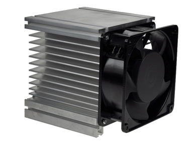 Heatsink; with fan 220V AC; 6621-12; DP200A2123XST Sunon slide 161,5m3/h; 0,17K/W; plain; 120mm; 126mm; 136mm