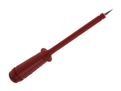 Test probe; PRUEF2 / 973368101; red; 2mm; pluggable (4mm banana socket); 60V; 97,5mm; nickel plated steel; PP; Hirschmann; RoHS