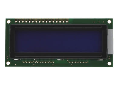 Wyświetlacz; LCD; alfanumeryczny; WC1602ASTBLWNC06; 16x2; biały; Kolor tła: niebieski; podświetlenie LED; 64mm; 13,5mm; Wincom Tech; RoHS