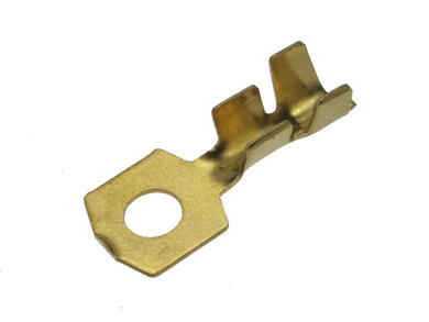 Cord end terminal; M4; ring; uninsulated; KONM4Cu; straight; for cable; 0,5÷1,5mm2; crimped