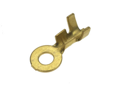 Cord end terminal; M3; ring; uninsulated; KONM3; straight; for cable; 0,5÷1,5mm2; crimped