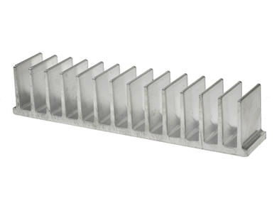 Heatsink; A4291/3; plain; 30mm; ribbed; 2,4K/W; 165,5mm; 35mm; Kety