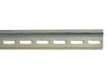 DIN rail TS35 with holes; SM35/1m; 1m; galvanised steel; gray; Baks