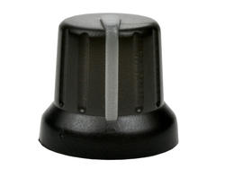 Knob; N4; 6mm; gray; black; fi 16/12mm; 14mm; plastic; Elzar