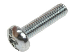 Screw; WWKM312; M3; 12mm; 14mm; cylindrical; philips (+); galvanised steel; BN1435; RoHS