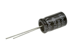 Capacitor; electrolytic; 3,3uF; 400V; REB; KER 3.3/400; diam.8x12mm; 3,5mm; through-hole (THT); bulk; Leaguer; RoHS