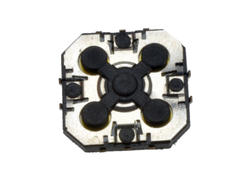 Przełącznik; joystick z przyciskiem; tact switch; MT-08; OFF-5x(ON); 10 pozycji; monostabilny; powierzchniowy (SMD); 20mA; 12V DC; 5 torów; 1mm; KLS; RoHS