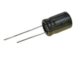 Kondensator; elektrolityczny; niskoimpedancyjny; 330uF; 35V; WLR331M1VG16M; fi 10x16mm; 5mm; przewlekany (THT); luzem; Jamicon; RoHS