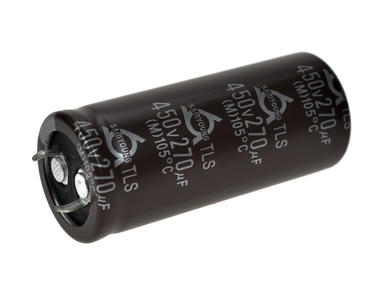 Capacitor; SNAP-IN; electrolytic; 270uF; 450V; TLS; TLS450VS270M; 20%; fi 22x50mm; 10mm; through-hole (THT); bulk; -25...+105°C; 3000h; Samyoung; RoHS