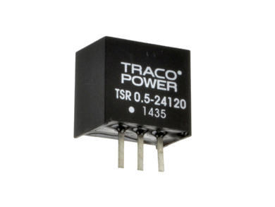 Power Inverter; TSR0.5-24120; DC/DC converter; 24V (15÷36)V; DC; 12V; DC; 0,5A; 6W; non insulated; SIP3; through hole (THT); Traco Power; RoHS