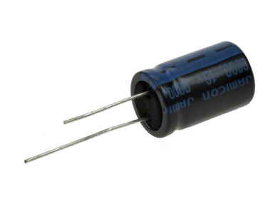 Kondensator; elektrolityczny; 6800uF; 16V; TK; TKR682M1CK25M; fi 16x25mm; 7,5mm; przewlekany (THT); luzem; Jamicon; RoHS