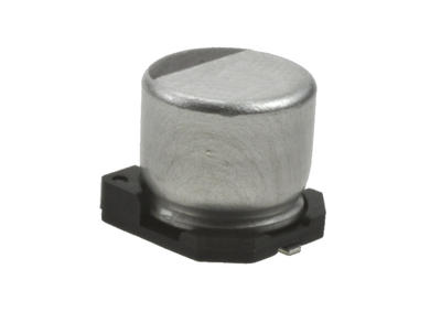Capacitor; electrolytic; Low Impedance; 10uF; 50V; NACZ; NACZ100M50V6.3X6.3TR13F; 20%; diam.6,3x6,3mm; surface mounted (SMD); tape; -55...+105°C; 880mOhm; 1000h; NIC Components; RoHS