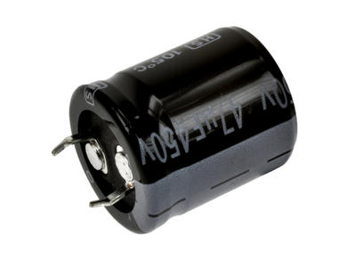 Capacitor; electrolytic; SNAP-IN; 47uF; 450V; HS; HSW470M2WN25M; 20%; fi 22x25mm; 10mm; through-hole (THT); bulk; -40...+105°C; 2000h; Jamicon; RoHS